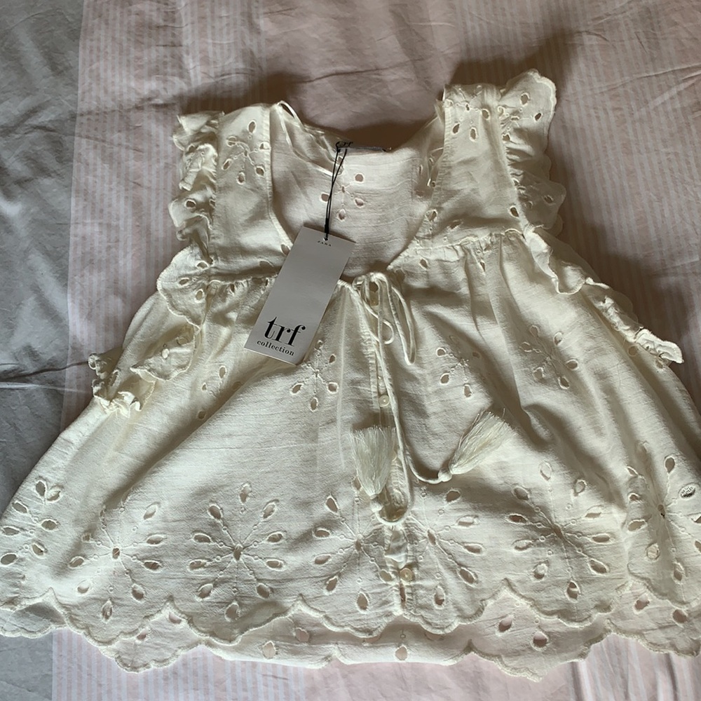NWT Super cute Babydoll flared top 100% cotton